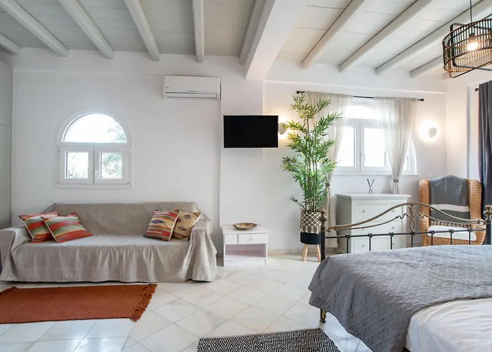 Cavos Paros Two-bedroom With Private Pool & Jacuzzi Hébergement de vacances *